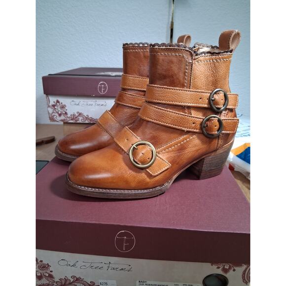 Bed-Stu Oak Tree Farms Bady Women's 6.5 Hand Crafted Leather Steampunk Boots - Picture 12 of 13